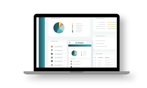 Simpliant screen shot (1) Doctor using laptop