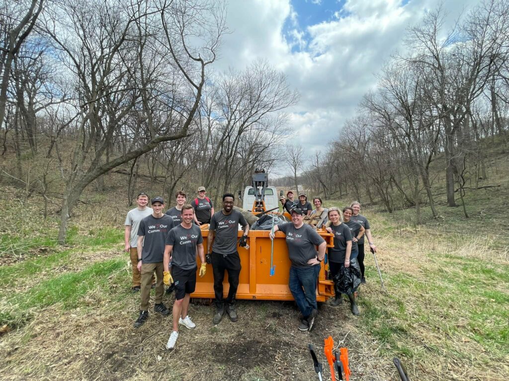 Uniti Med employees at Omaha Parks and Recreation