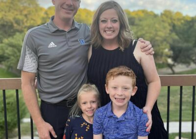 Molly Nicola, nurse recruiter at Uniti Med with her family.