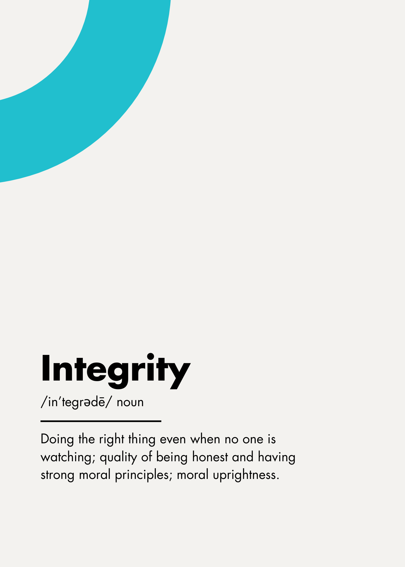 Core Value Integrity