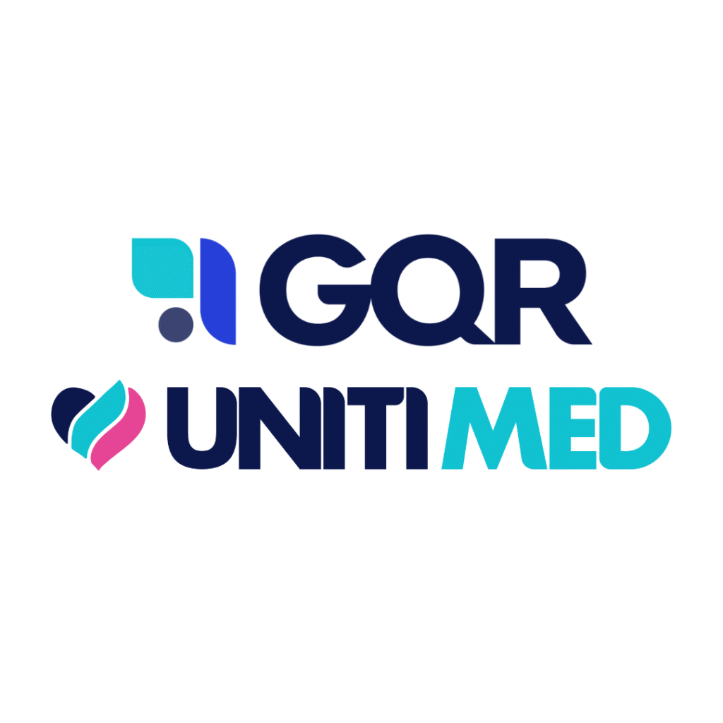 GQR and Uniti Med logos